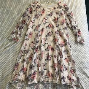 Wishful park graduation dress floral print
